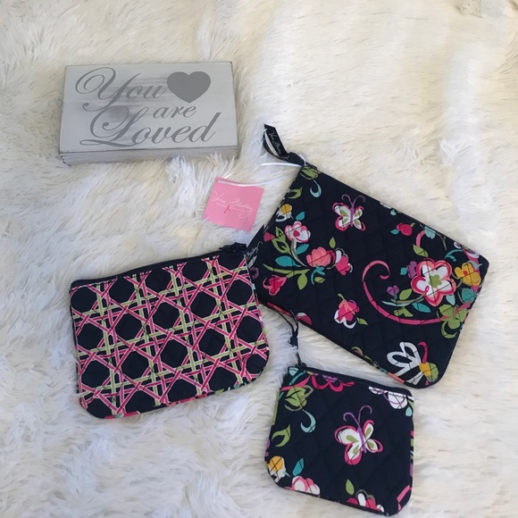 Vera Bradley Handbags - NEW Vera Bradley Cosmetic Bag Trio